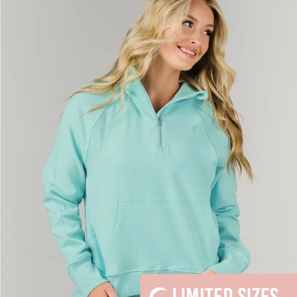 ZYIA Green Oversized Long Sleeve Hoodie